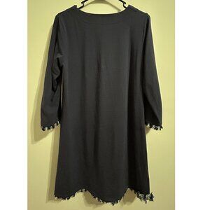Spartina Island Fringe Dress Slate Blue